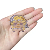 d0040 japanese anime enamel pins genshin impact brooches clothes backpack lapel badges fashion jewelry accessories for friends