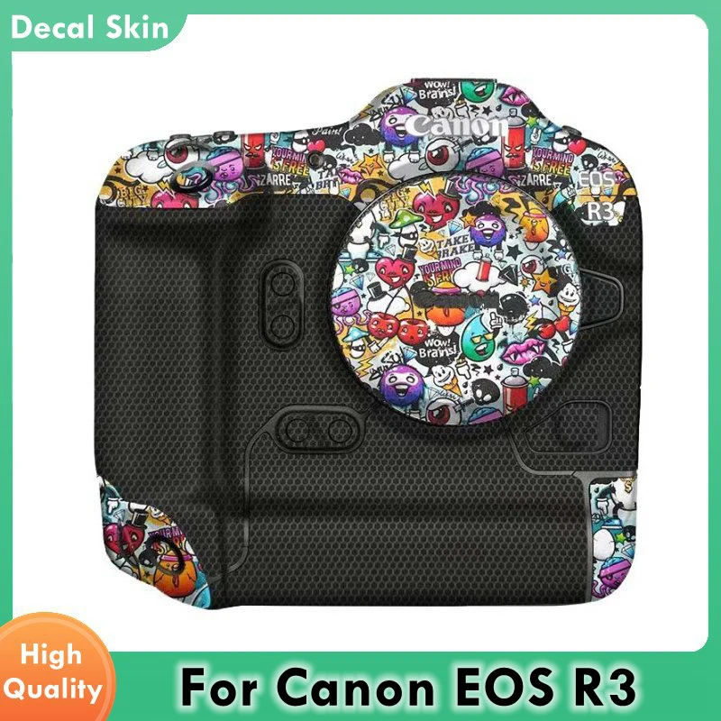 

For Canon EOS R3 Decal Skin Vinyl Wrap Film Camera Body Protective Sticker Protector Coat EOSR3 EOS-R3