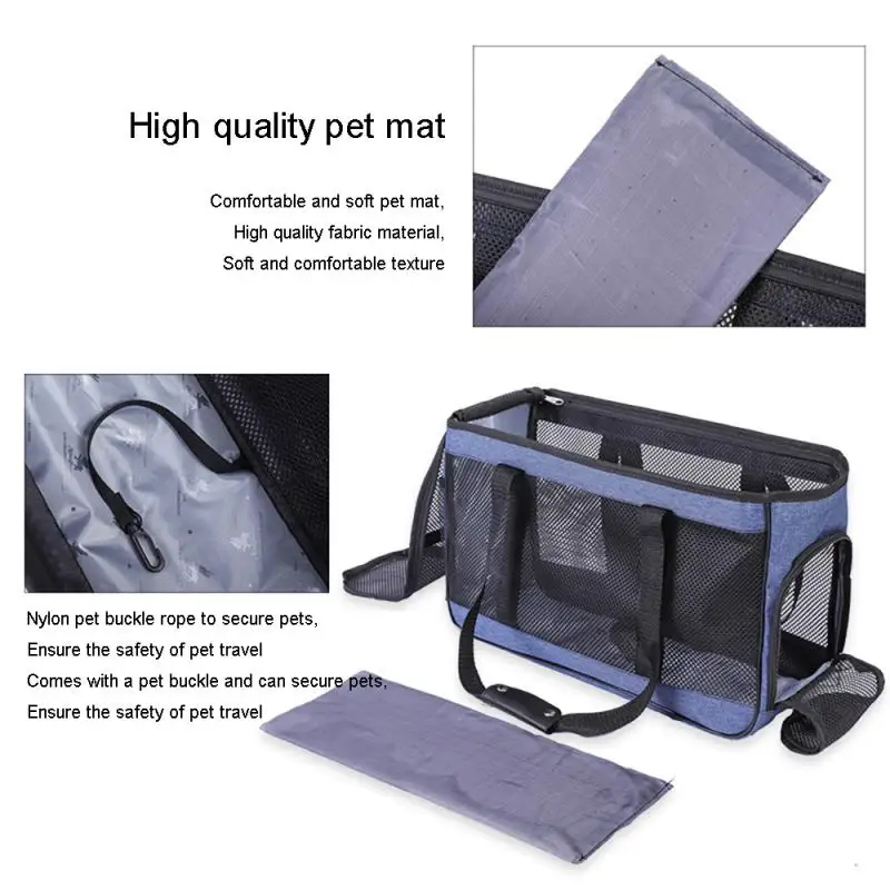 

Pet Bag High-quality Dirt-resistant Breathable Large-capacity Prevents Squeezed And Injured Pet Supplies Pet Carrying Bag