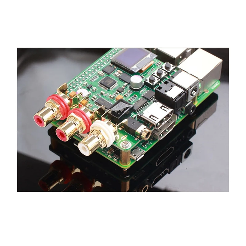 Плата аудиодекодекодера для Raspberry Pi 3B + 4B