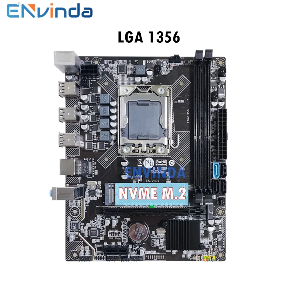 Placa-mãe Lga 1356 Suporte Processador Série e5 Reg Ecc Servidor Memória Ddr3 Ram e5 V307 M.2 Nvme X79