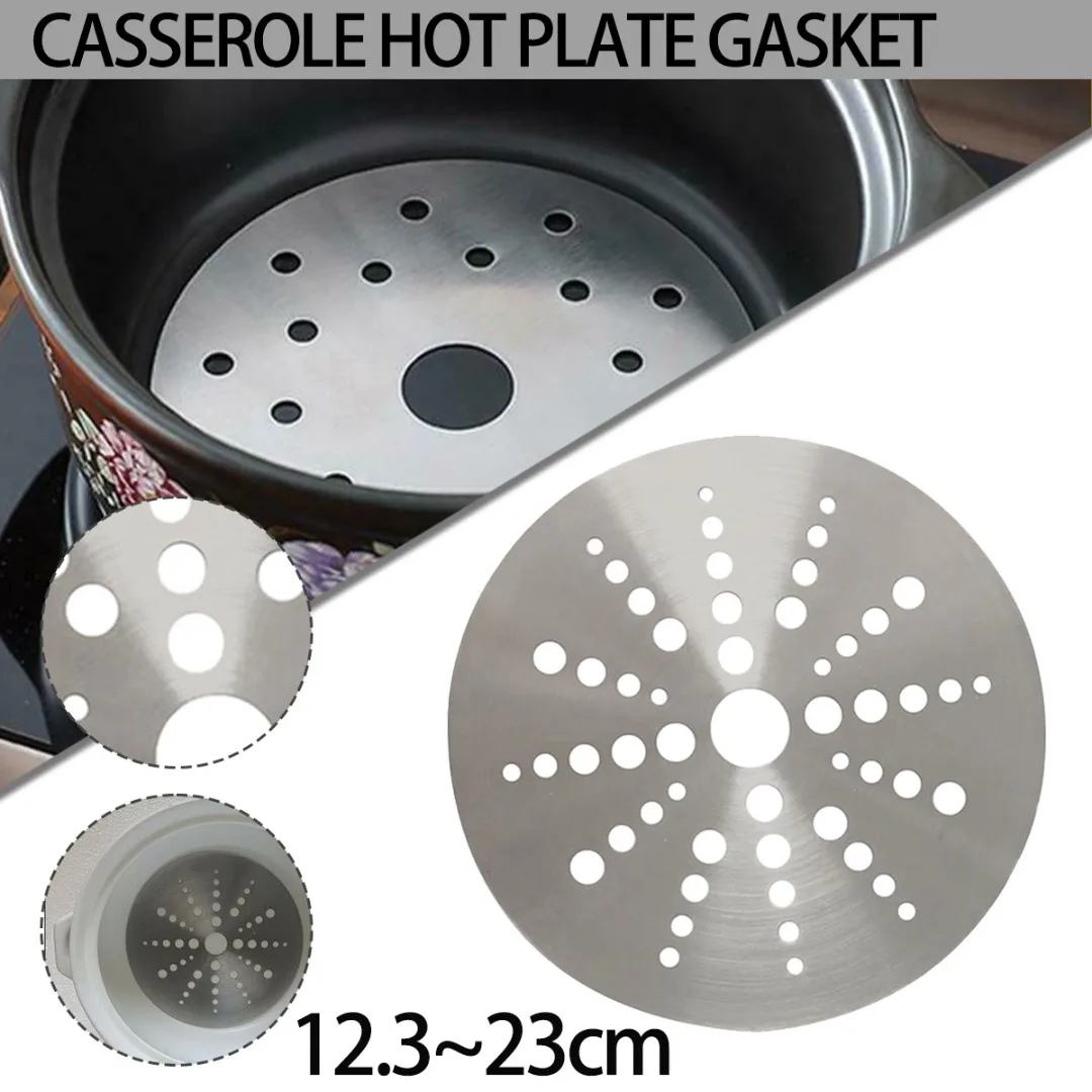 

Hob Stainless Heat Induction Casserole Saucepan Diffuser Disc Kitchen Cooker Cooking 1pc Plate Adapter Tool For Steel Converter