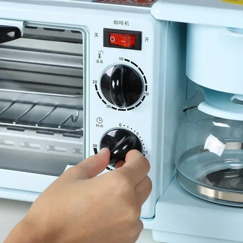 Multifunctional Breakfast Machine with Coffee Maker and Bread 220V