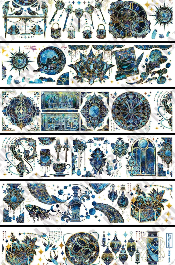 

Винтажная Блестящая лента для украшения журнала 10 м Neverland