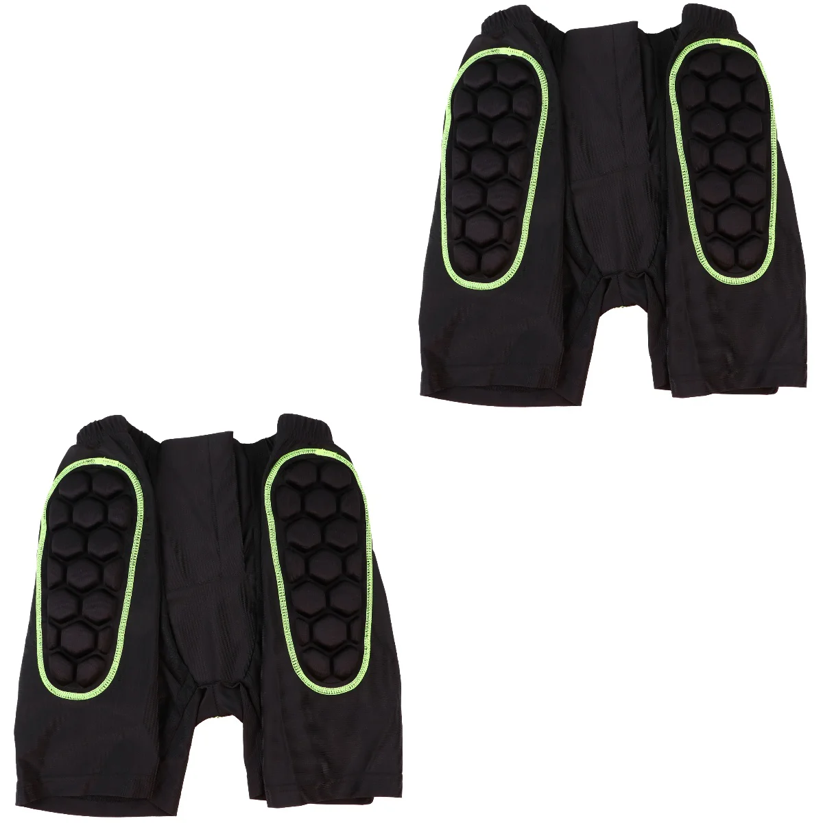 

2pcs Men Ski Padded Shorts 3D Downhill Shorts Cycling Protection Hip Butt Short