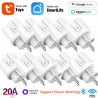 Смарт-розетка Беспроводная Tuya, 20 А, 4400 Вт, Wi-Fi, 220 В