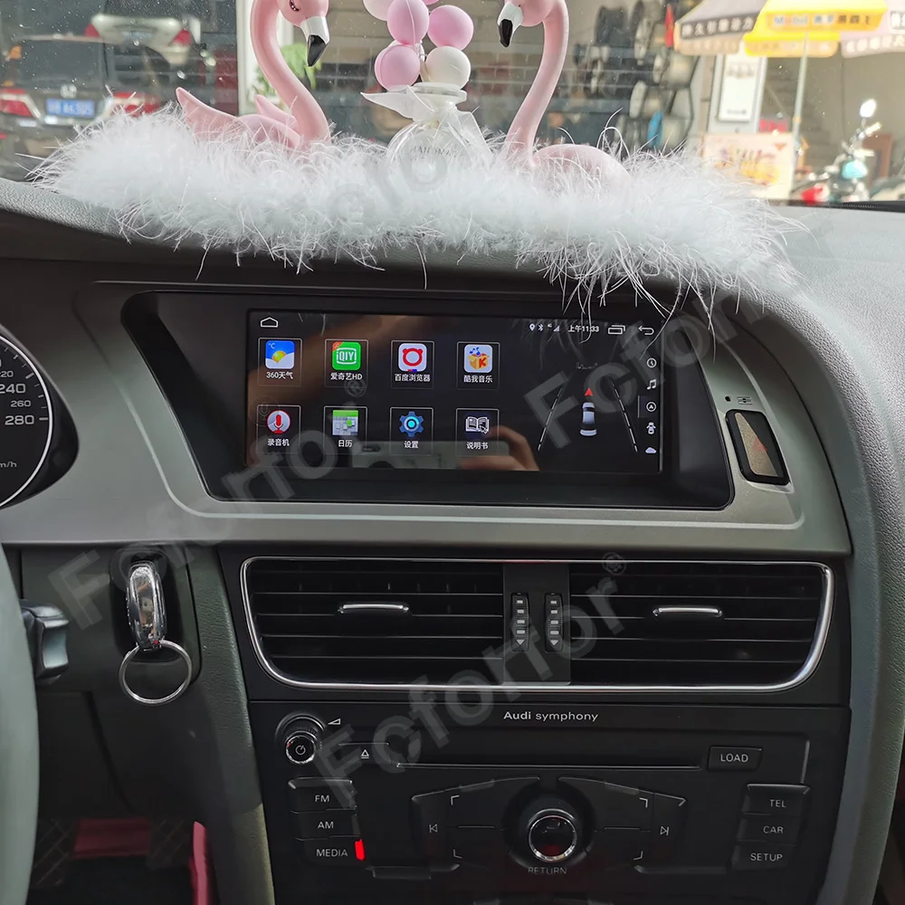 Автомобильный мультимедийный плеер на Android 13 8 + 128 ГБ для Audi A4L 2009-2012 10 25 дюйма