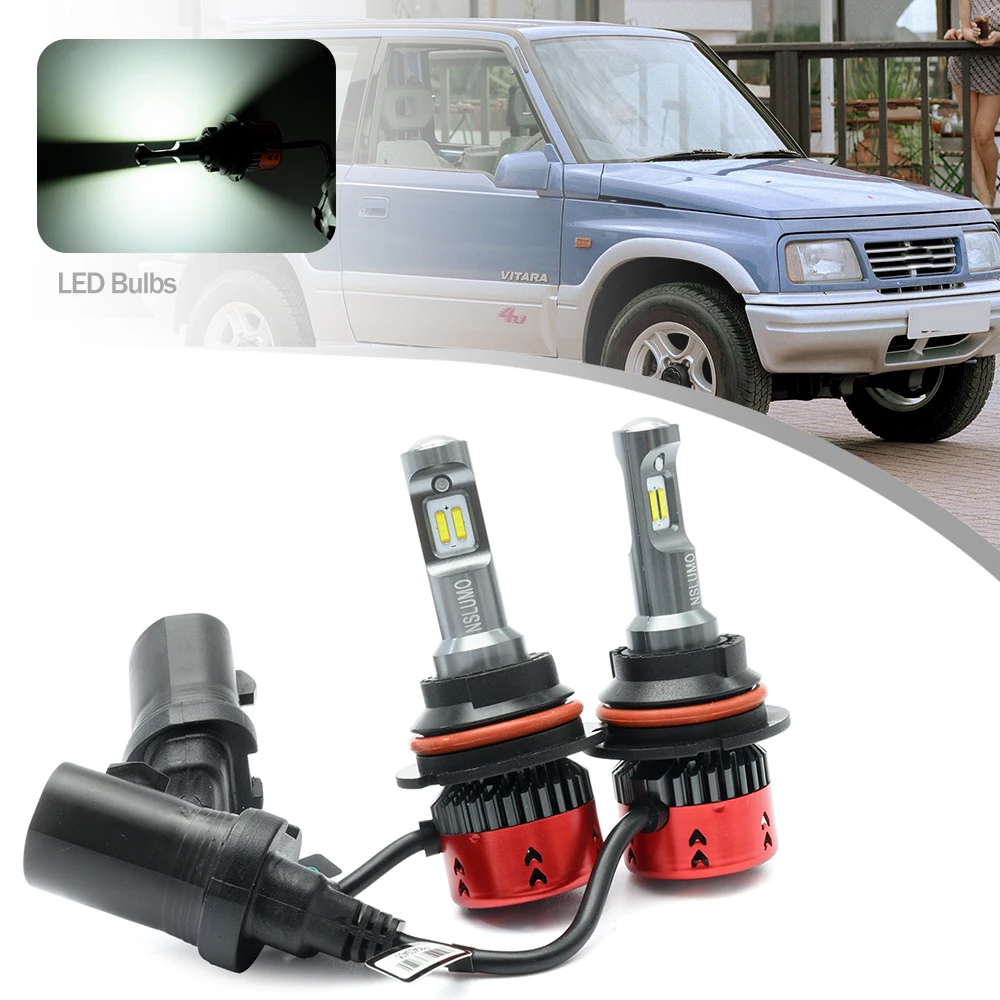 

2 шт., Автомобильные светодиодные лампы 12 В 6500 лм 1989 к для Suzuki Swift 1995-1988 Vitara 1998-