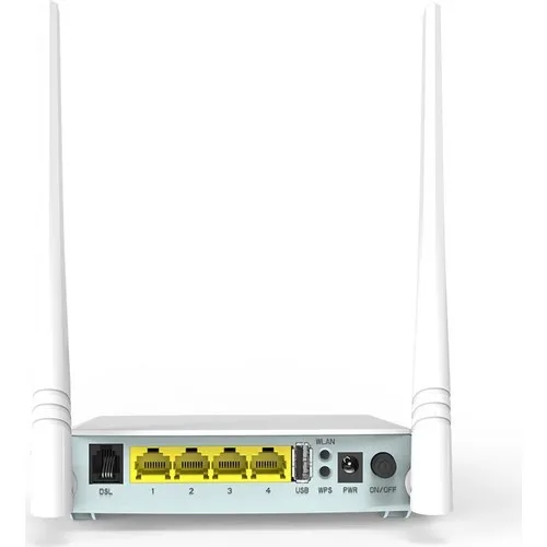 TENDA V300 300 Мбит/с VDSL ADSL2 + USB-порт 2 антенны x5DBi модемный маршрутизатор (белый цвет) |