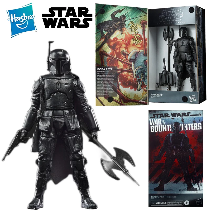 

Hasbro Star Wars The Black Series SDCC Limited War of The Bounty Hunters F5536 Boba Fett In Disguise 16Cm Original Action Figure