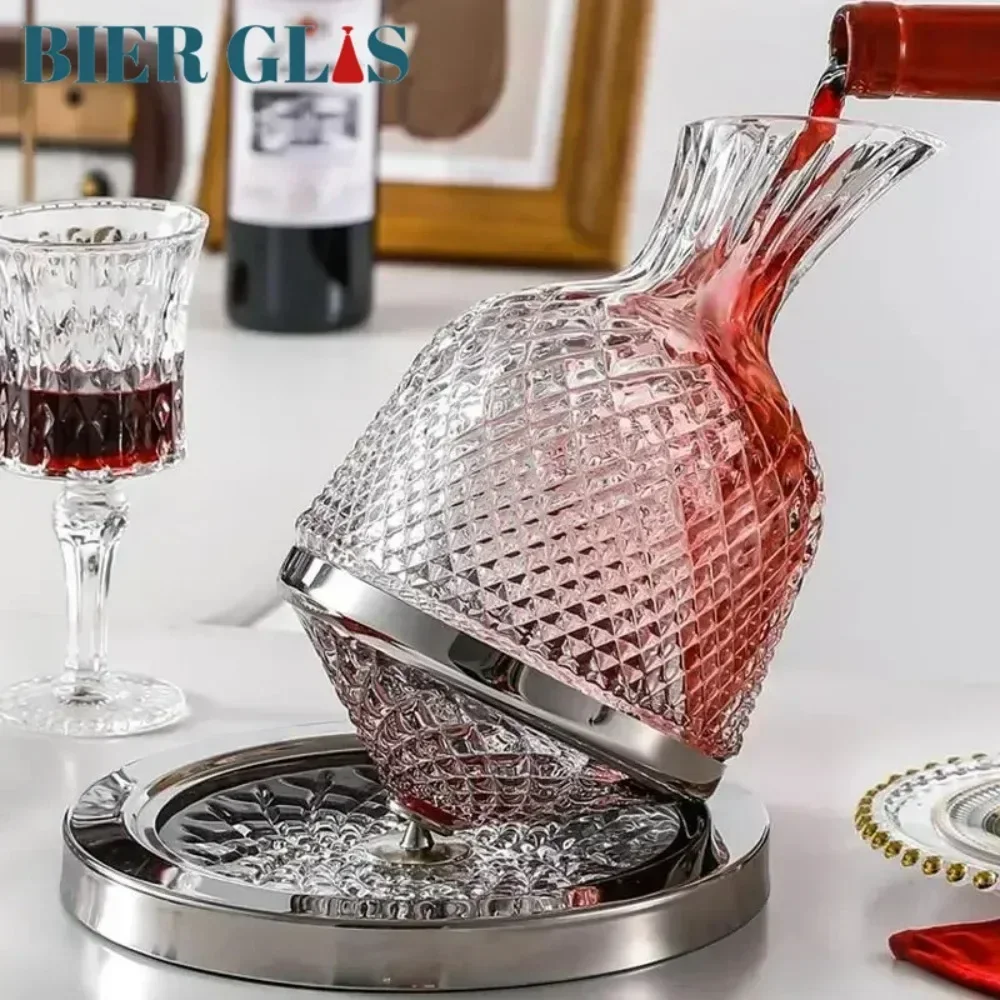 Вращающийся на 360 градусов Графин для вина стакан 1500 мл Диспенсер графина