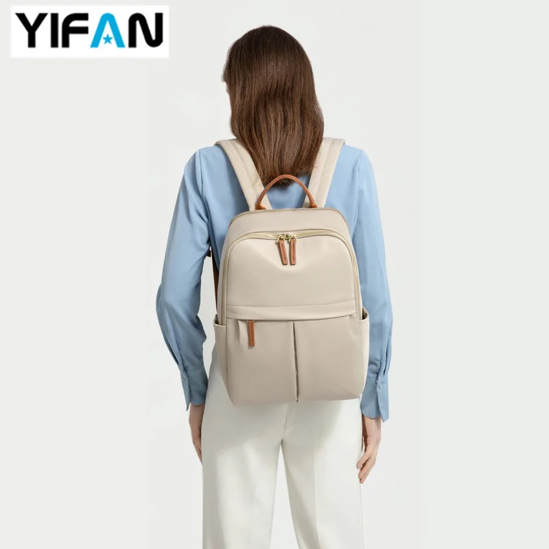 

YFZ Supper Nylon Backpacks For Women With Laptop Compartment 14 Inch, Waterproof Travel Daypack Women Students School Daypack