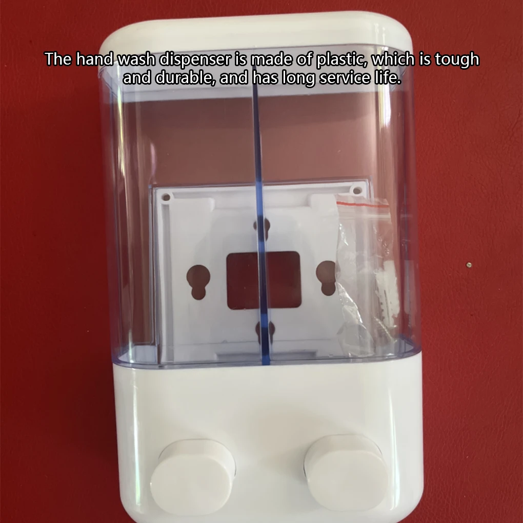 

Wall Mounted Dispenser Hand Wash Dish Kitchen Bathroom Storage Container