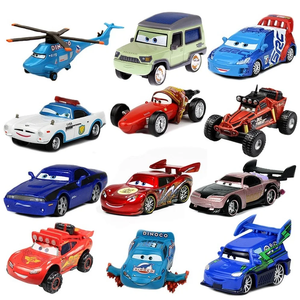 

1:50 Disney Pixar Cars Lightning McQueen Jackson Storm Mater Diecast Metal Alloy Model Toys for Children Birthday Christmas Gift