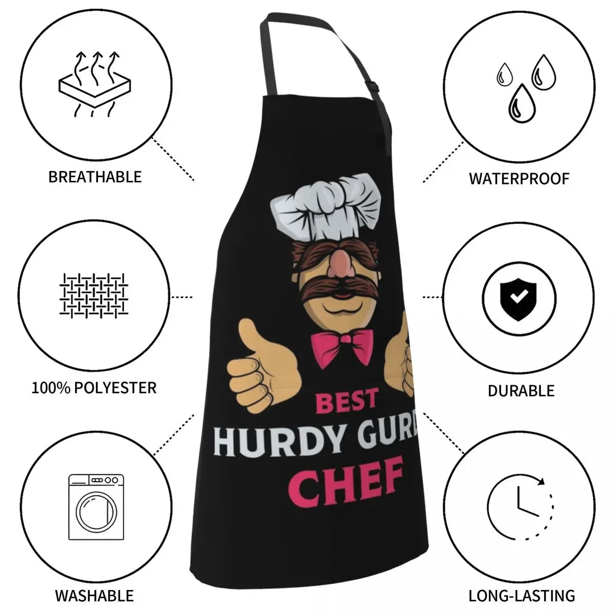 What Der Verk Hurdy Gurdy Bork микроволновая печь шеф-повар-фартук для плохого приготовления