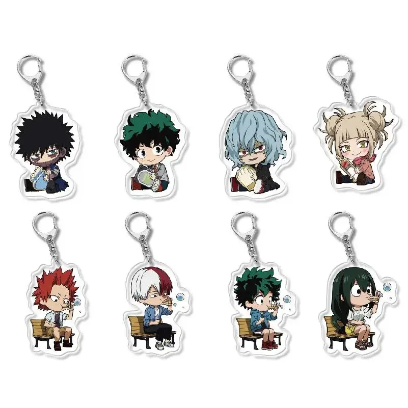 Брелок Boku No Hero Academia My крутые аниме-фигурки Midoriya Izuku Bakugou Katsuki Todoroki Shouto брелок для