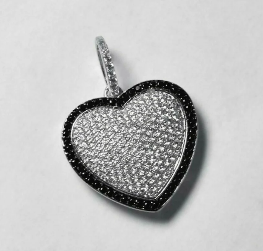 

ANGLANG Luxury Heart Pendant Necklace Bridal Wedding Shiny CZ Stone Romantic Gift Elegant Fashion Necklace Jewelry for Women