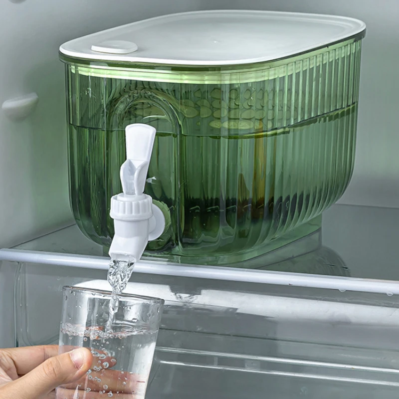 Холодный чайник для холодильника бытовой бочонок сока лимона фруктов чая
