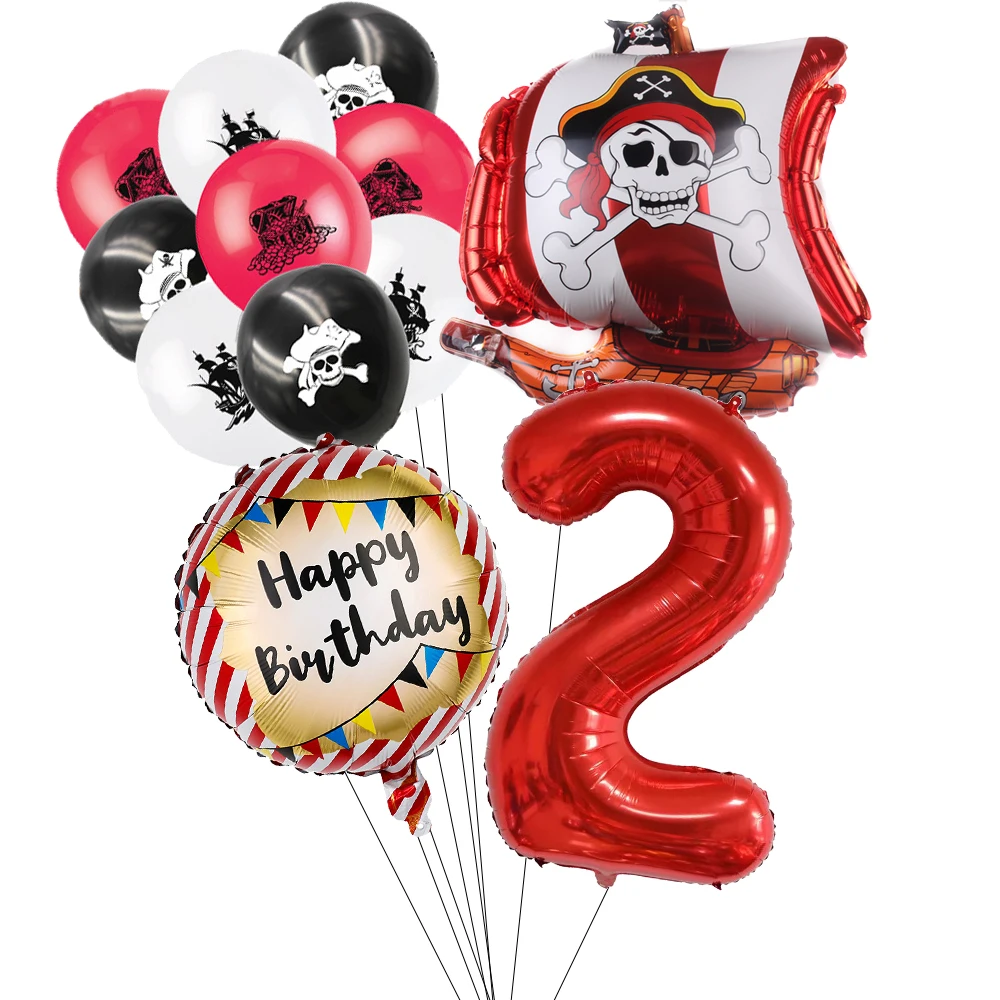Воздушный шар в виде пиратского корабля |