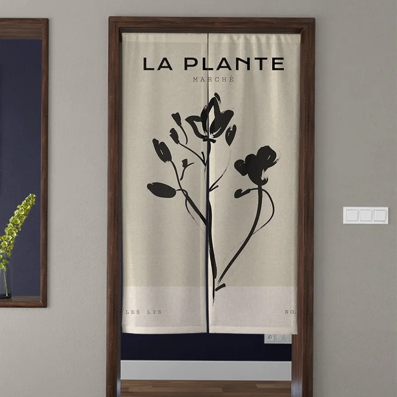 InsWind Интернет Популярная иллюстрация Дверная занавеска Скандинавское украшение