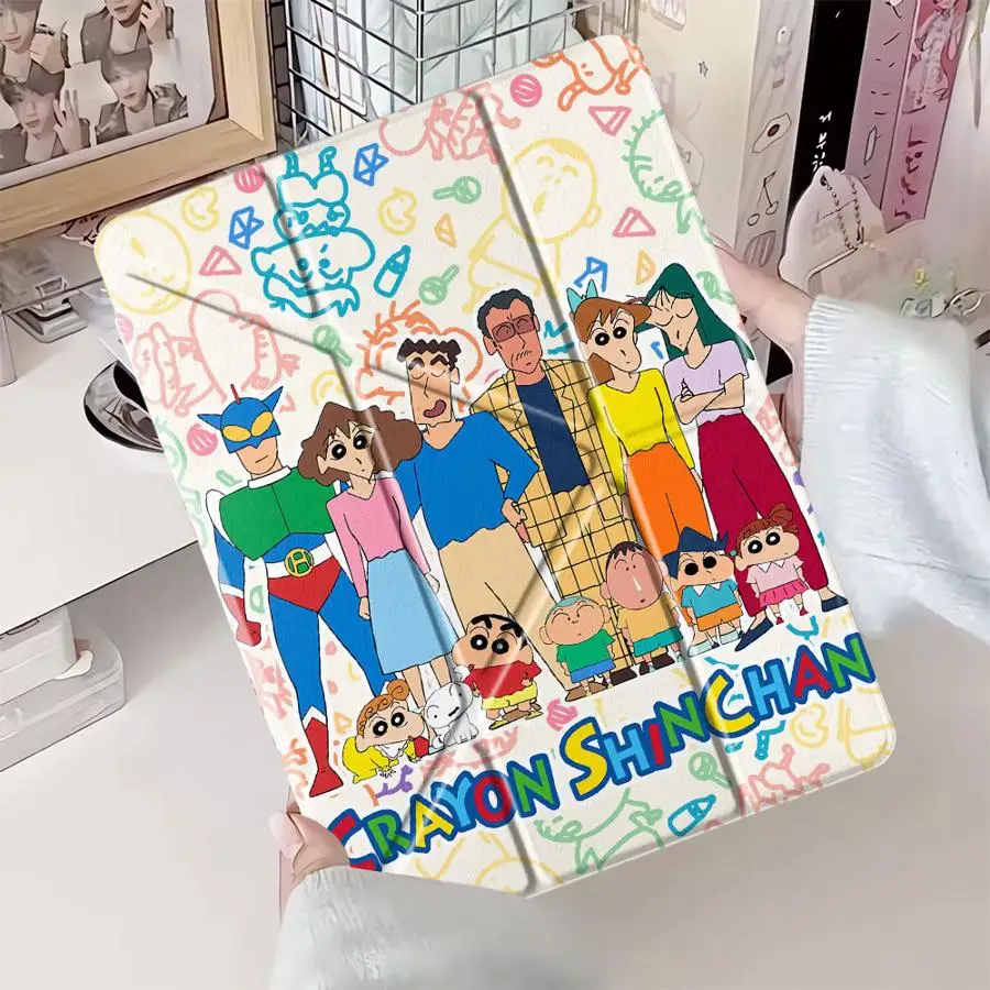 Фото Чехол-держатель для планшета Crayon Shin Chan Cute Holder Cover для iPad Mini 6 7 Air 4 5 M3 M2 1 2 M4 11 дюймов Pro 11th 10th 9th 8th 7th 12.9 дюймов №5