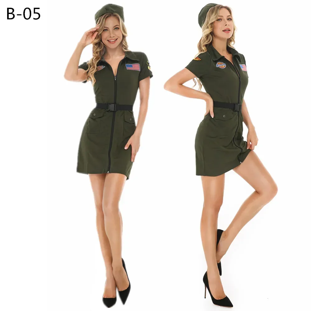 Карнавальная вечеринка костюм на Хэллоуин для женщин ретро-кино топ оружие