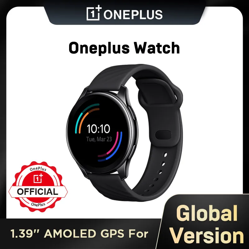 

Global Version OnePlus Watch 4GB Smart Watch W301GB Blood Oxygen Up to 14 days 1.39'' AMOLED GPS For OnePlus 9 9Pro 8 8T