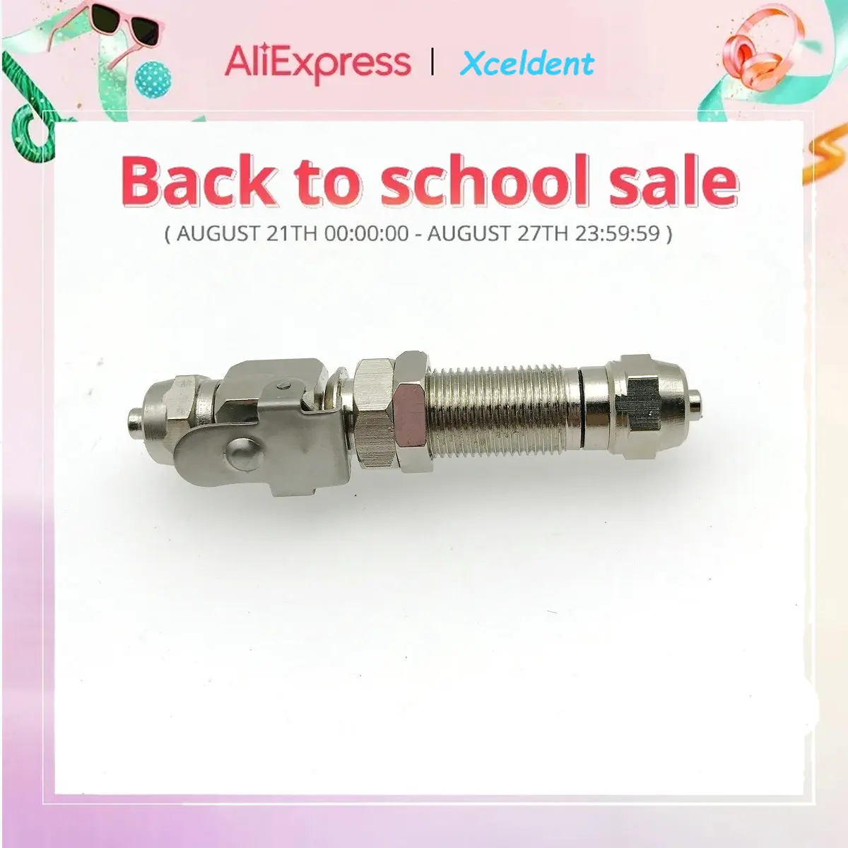 

Dental Woodpecker Air Water Quick Connector For Ultrasonic Scaler EMS Stainless