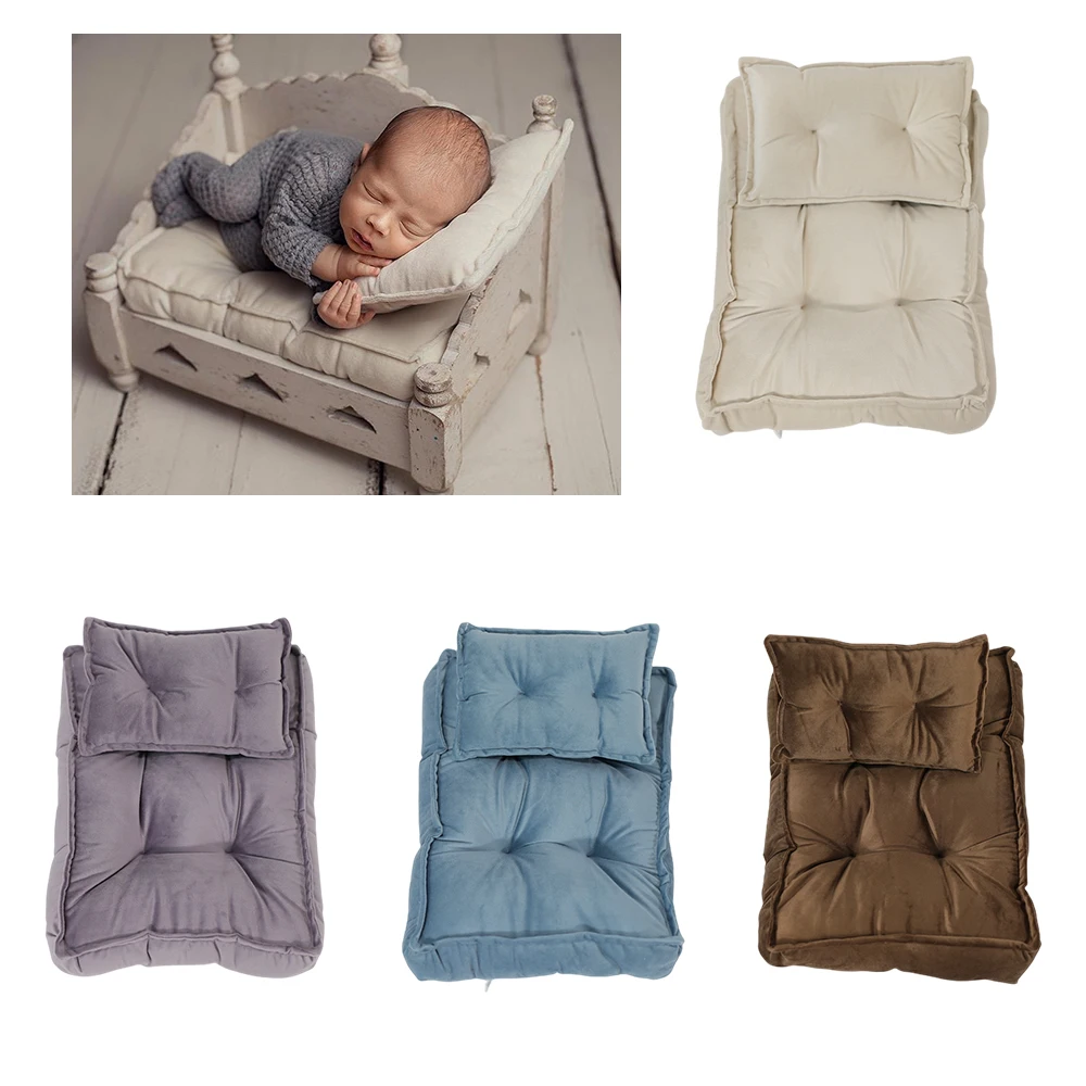 Мягкий удобный реквизит для студийной фотосъемки новорожденных, детское одеяло, подушка и аксессуары набор матрасов