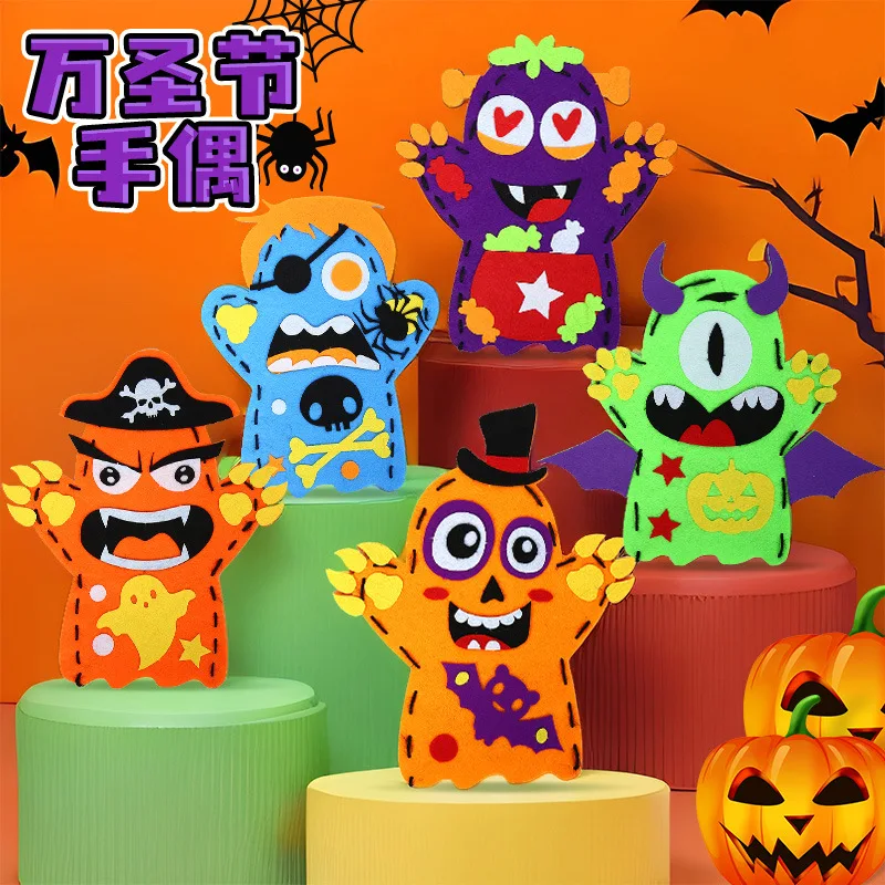 Ручная кукла на Хэллоуин игрушка для рукоделия войлочный набор шитья ручной