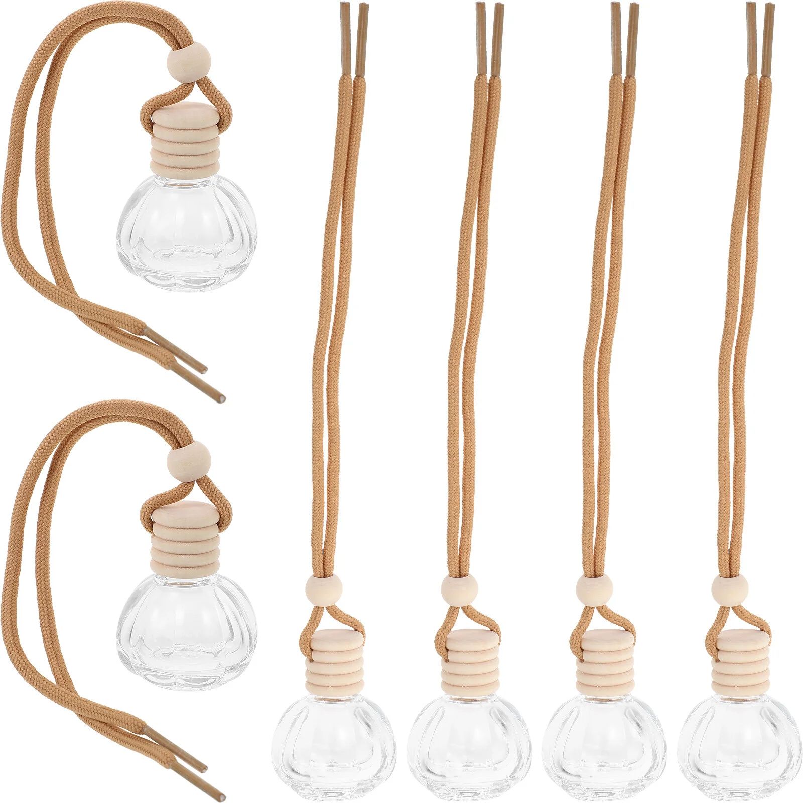 

Astetic Room Decor Pumpkin Bottle Car Fragrance Perfume Diffuser Decorative Essential Oil Empty Scent