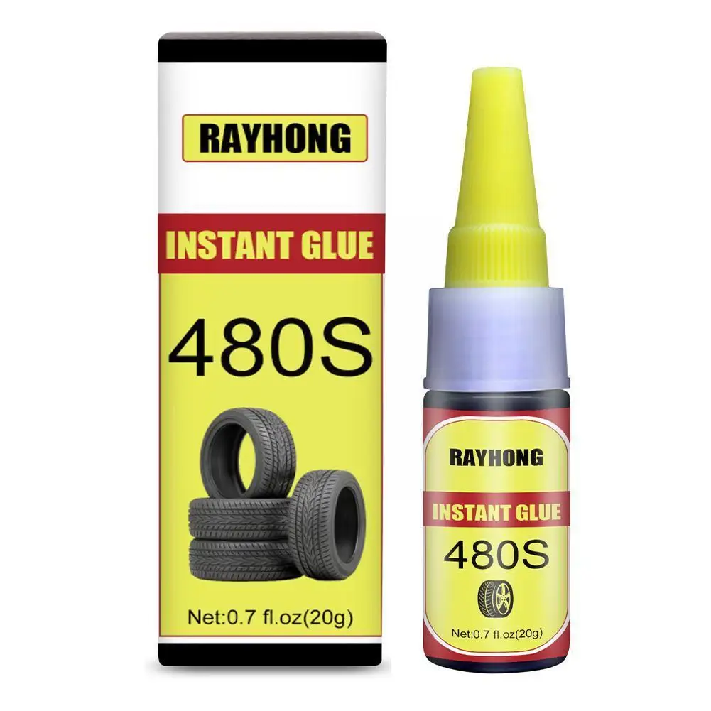 

New Black Super Glue Car Rubber Repair Tire Glue 480s Repair Glue Sealer Seal Glue Tire Window Car Adhesives Speaker Repair C7b7