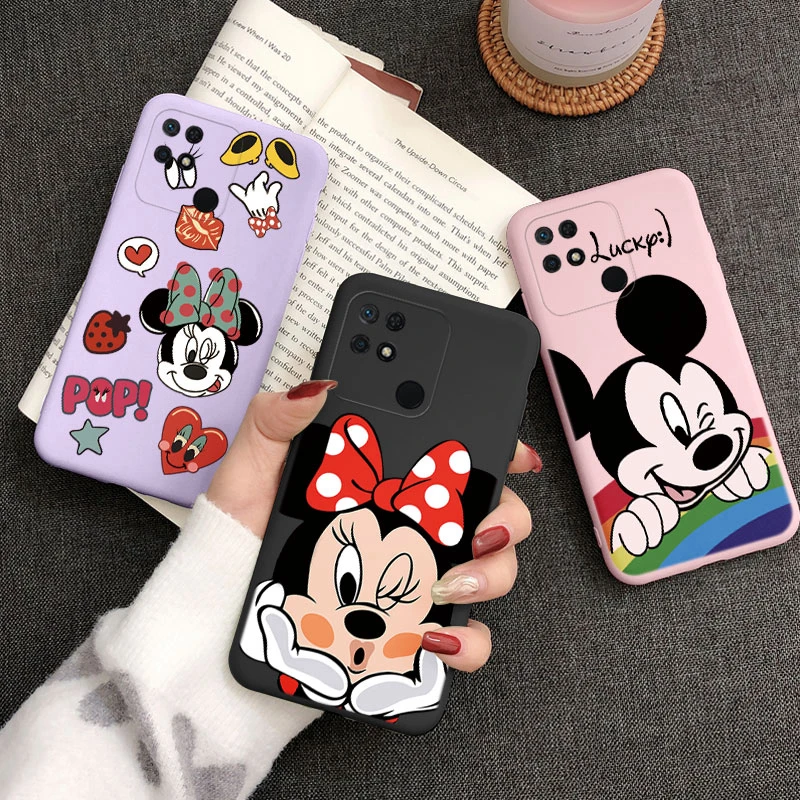 Защитный чехол для Redmi 10C 10A Note 10 мультяшная мышь Микки МИНН Дисней Funda мягкий