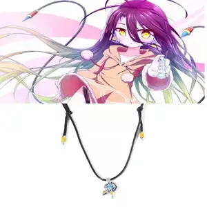 Металлическое ожерелье с кулоном No Game No Life Zero Shuvi Dora, милое ювелирное изделие для девочек, ожерелье для косплея, праздничный подарок