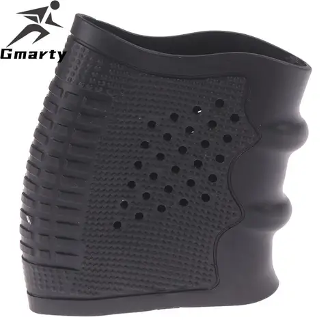 Противоскользящая искусственная Резиновая Защитная крышка рукоятка Тактическая кобура для Glock охотничий черный пистолет аксессуары