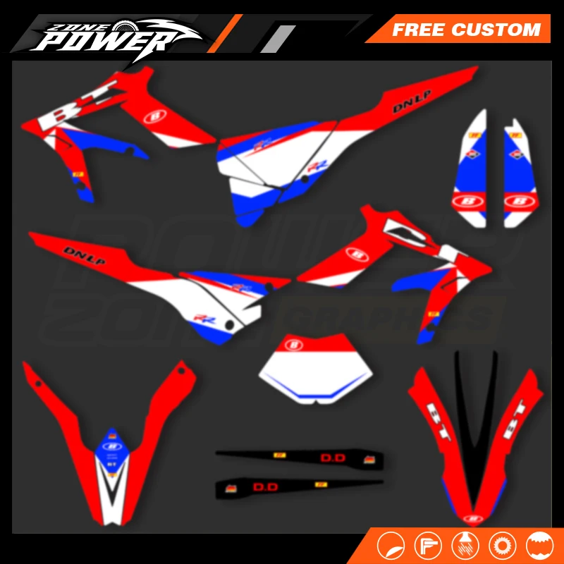 Фото Powerzone индивидуальные фоны, графические наклейки, наборы наклеек для Beta Xtrainer 150 200 250 300 400 450 2015 2016 2017 2018 2019 10 №3