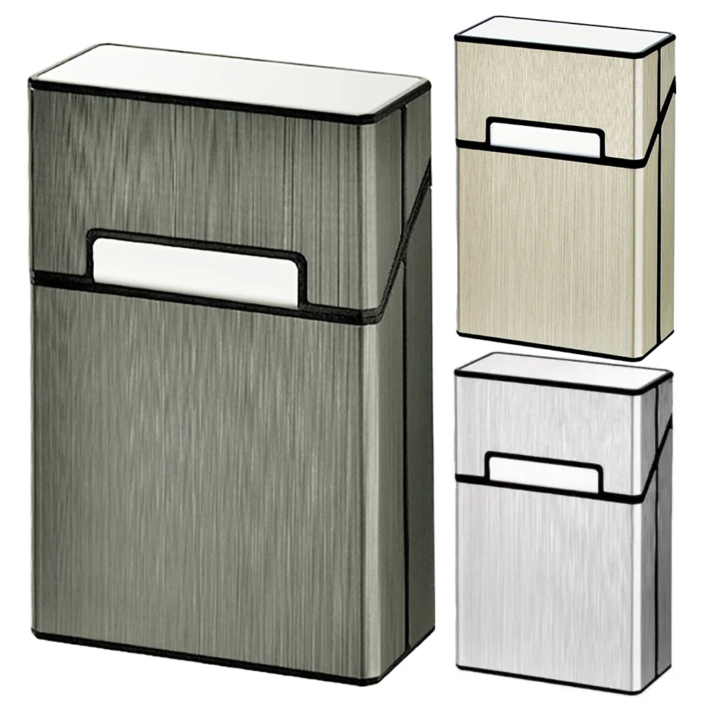 Металлический портсигар с магнитной откидной крышкой и зеркалом LAFAGIET