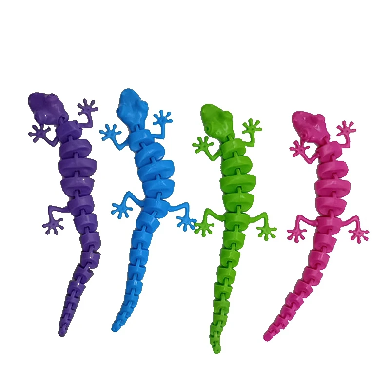 Joint Skeleton Gecko Octopus Dinosaur Articulated Flexible Fidget Relief Anti-Anxiety Sensory Kids Toys