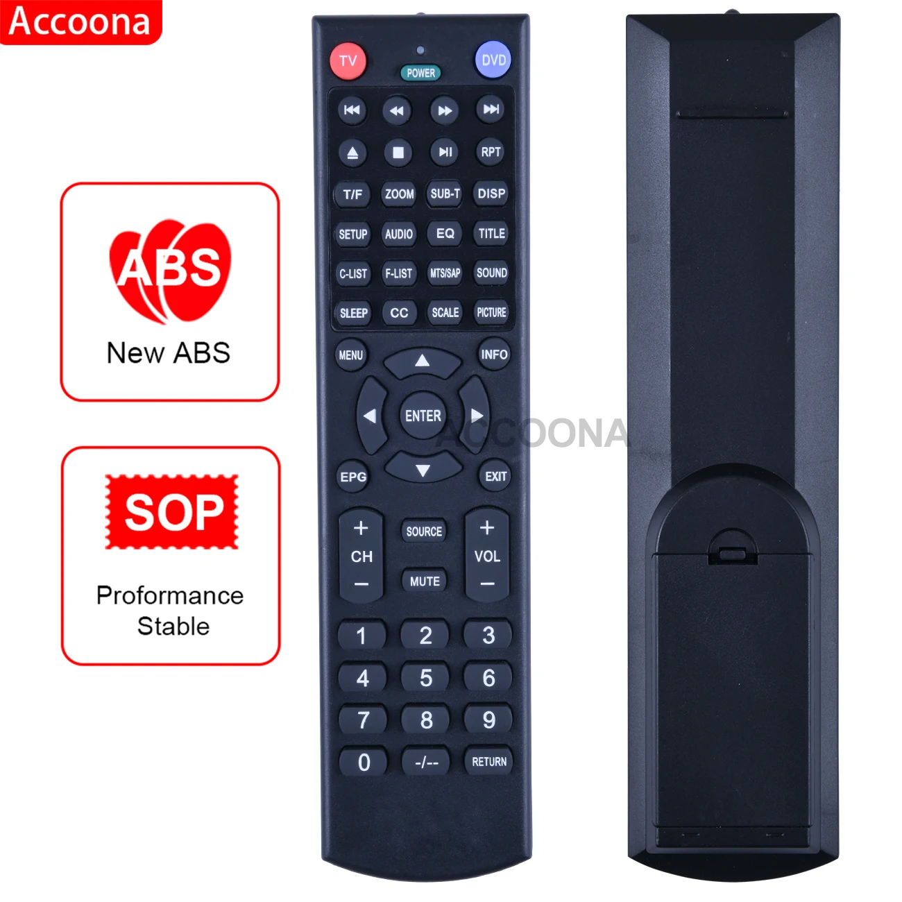 

Accoona New Replacement Remote Control for Jensen TV and DVD