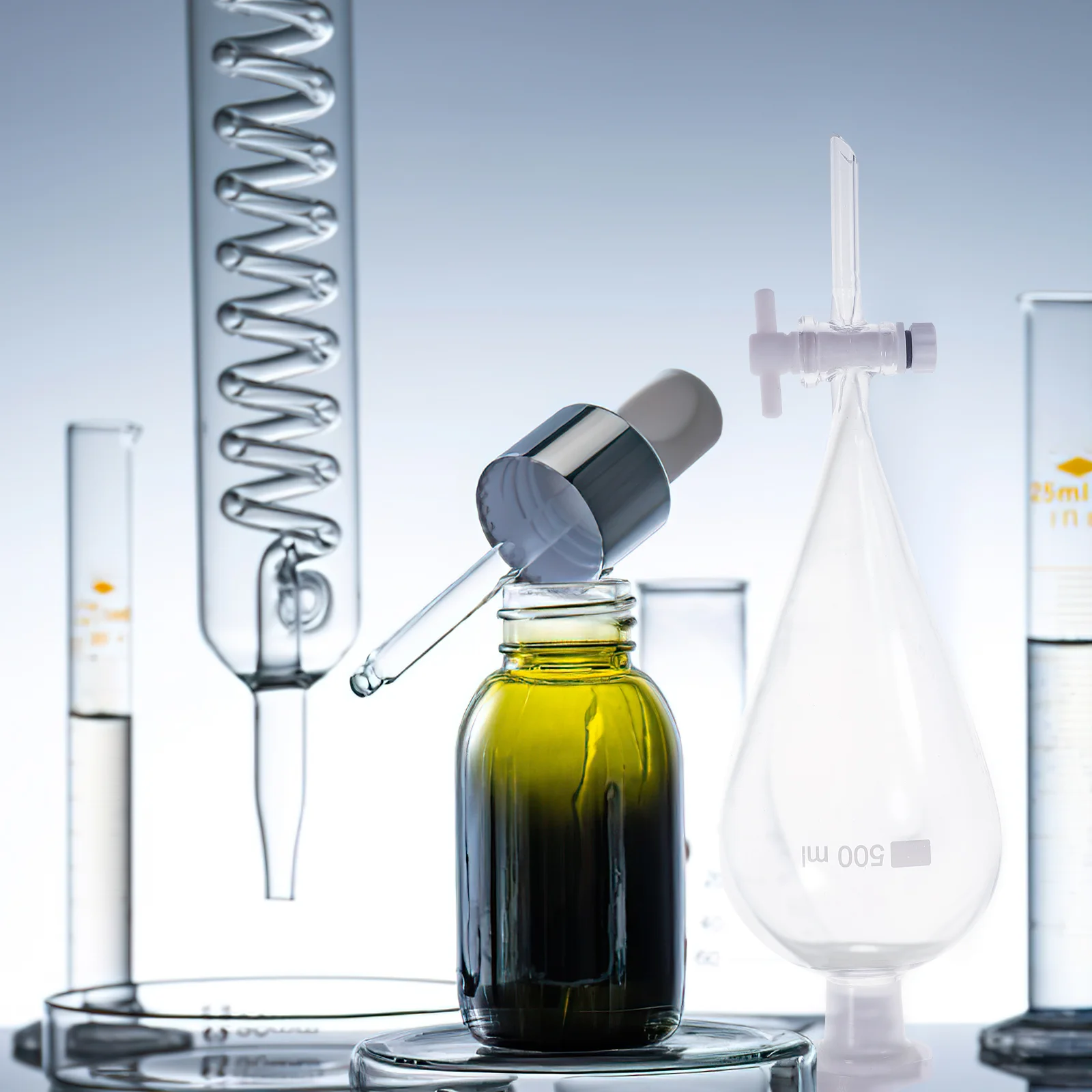 

Laboratory Separatory Funnel Separating Funnel Borosilicate Glass Separation Funnel