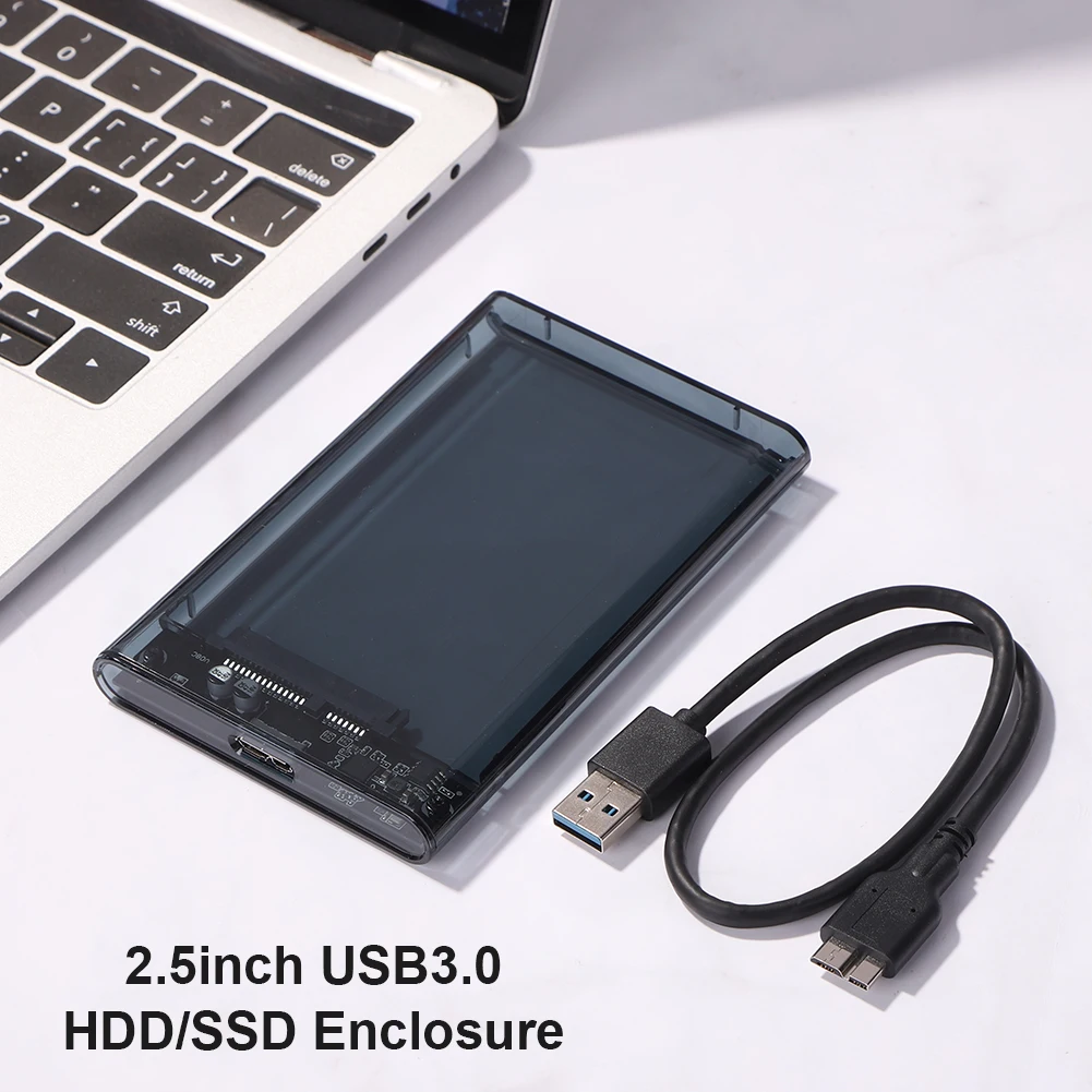 Корпус для жесткого диска USB C 3.0 Type-C 2 5 дюйма корпус SSD SATA внешний дополнительный