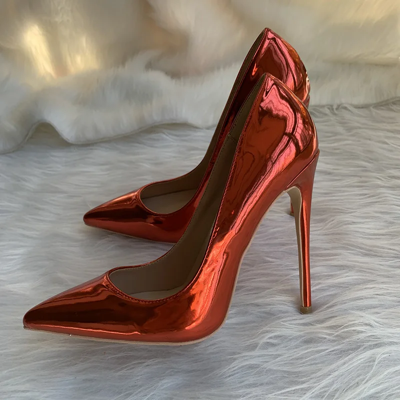 Бесплатная доставка элегантные женские туфли на очень высоком каблуке-шпильке
