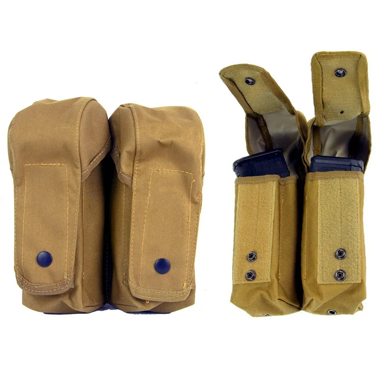 

Tactical Molle Double AK Magazine Pouch Airsoft Shooting Military Bag Gun Rifle Mag Bag Shooting Hunting Paintball Accessories