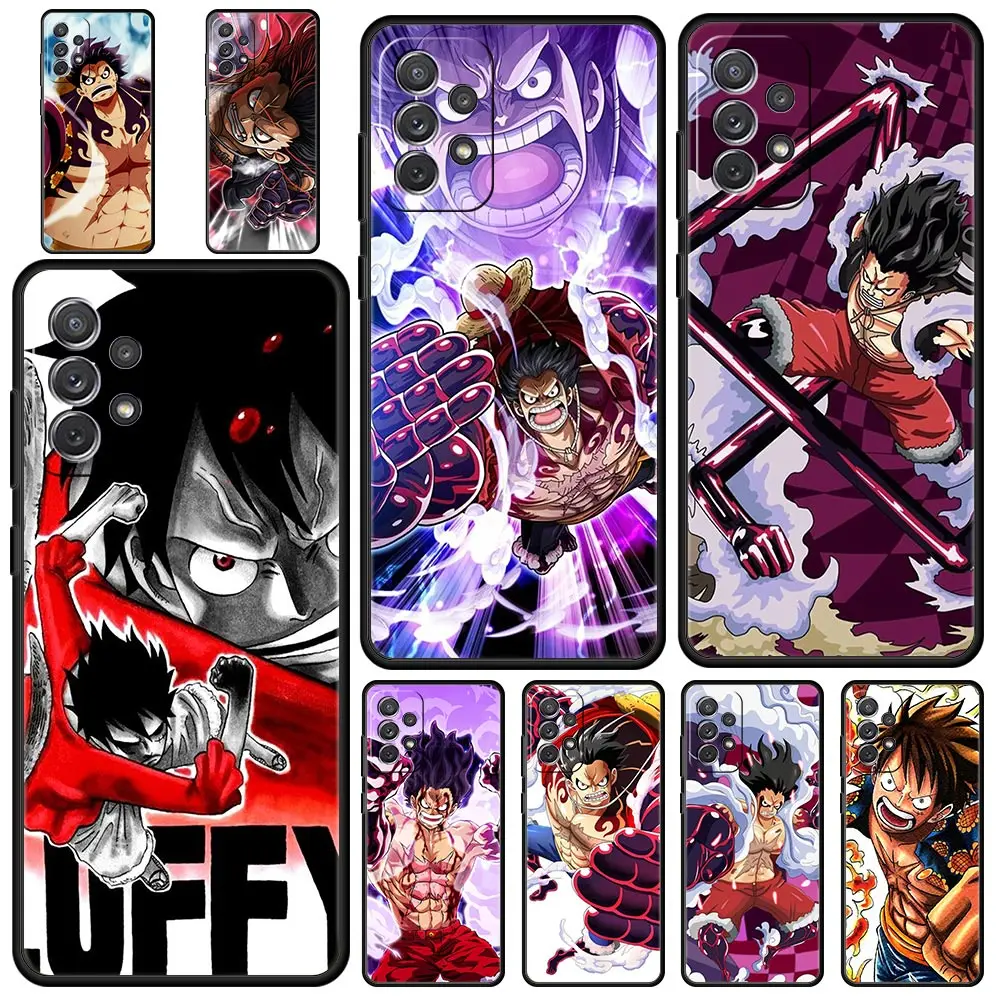 

One Piece Monkey D. Luffy Cool For Samsung Galaxy A51 A71 A41 A31 A21S A11 A01 A03S A12 A32 A52 A13 5G M31 M22 A72 Phone Case