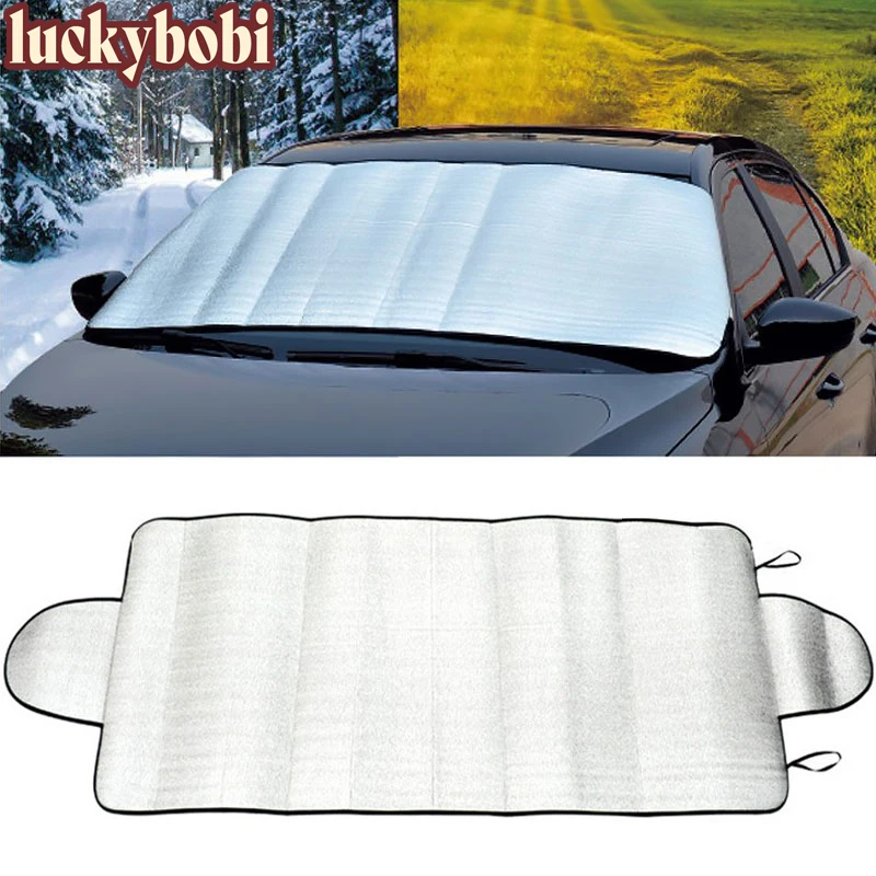 

Car Sunshades UV Protection Curtain Car Sun Shade Film Windshield Visor Front Windshield Sunshade Cover Snow Ice Protector