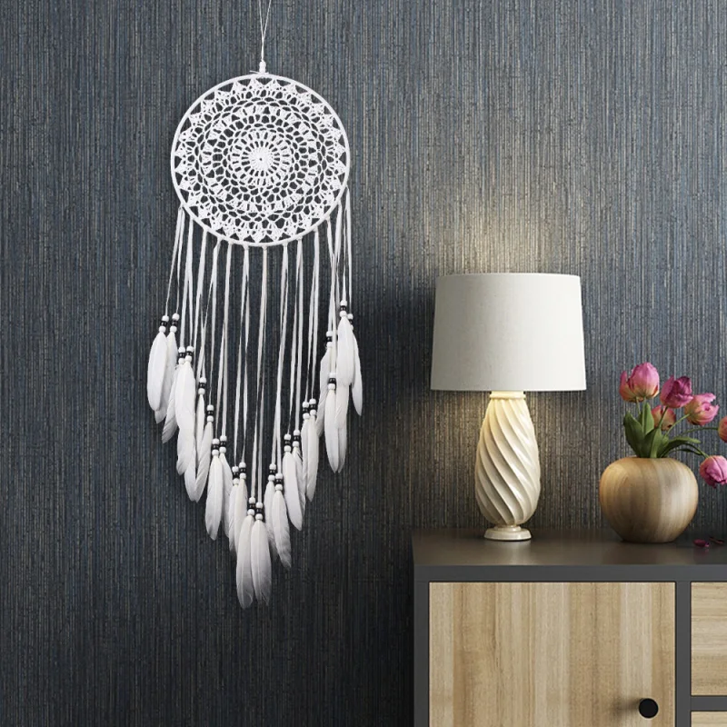 

Nordic Style Pure White Knife Dreamcatcher Home Dreamcatcher Pendant Wall Decoration Wall Decoration Hanging Decoration Home Dec