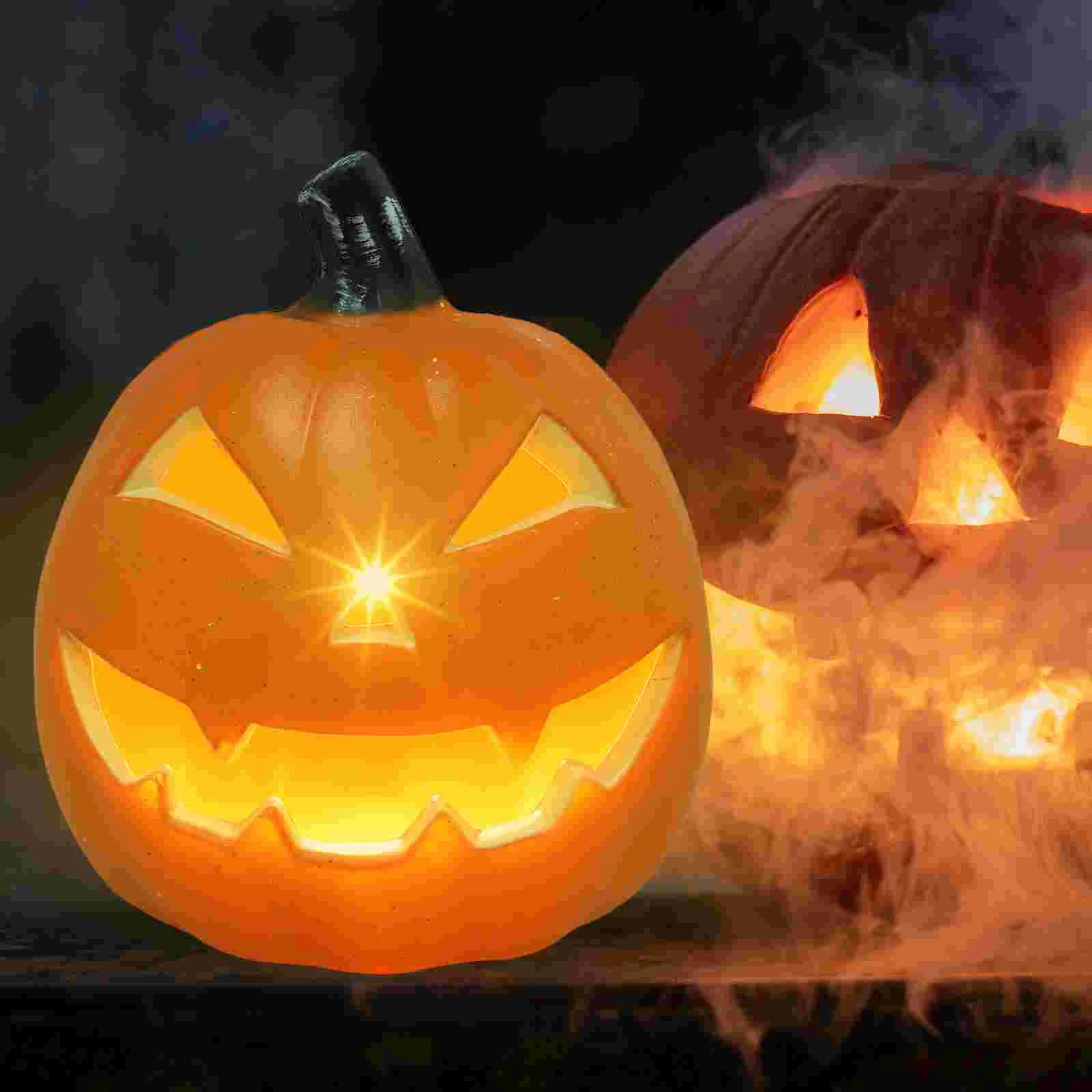

LED Jack-o-lantern Halloween Decoration Outdoor Farmhouse Pumpkin Lights Indoor Decorative Lamp