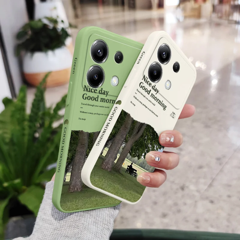 Чехол для телефона Green Meadow Xiaomi Poco X6 F6 M6 M5 M5S F5 X5 F4 X4 M4 F3 M3 X3 Pro 4G 5G GT Силиконовый чехол