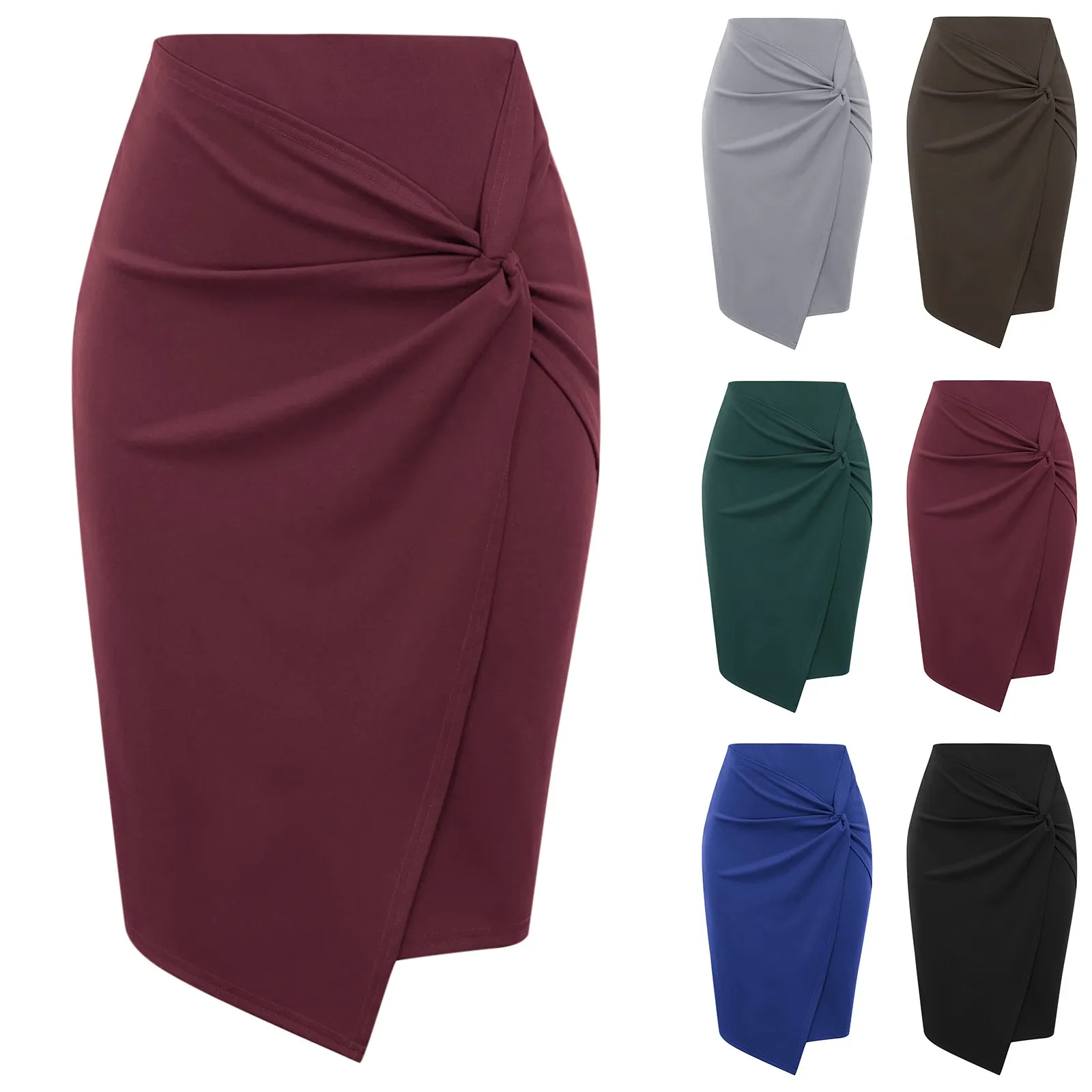 New Skirts Sexy Women Solid Skirts High Waist Female Fashion Bodycon Irregular Office Lady Party Clubwear Skirts 2021 Мини Юбки