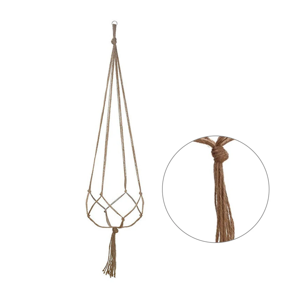 

Hanging Plant Handmade Macrame Plant Hanger Flower Pot Planter Hanger Wall Decor Courtyard Garden Hanging Planter Hanging Basket